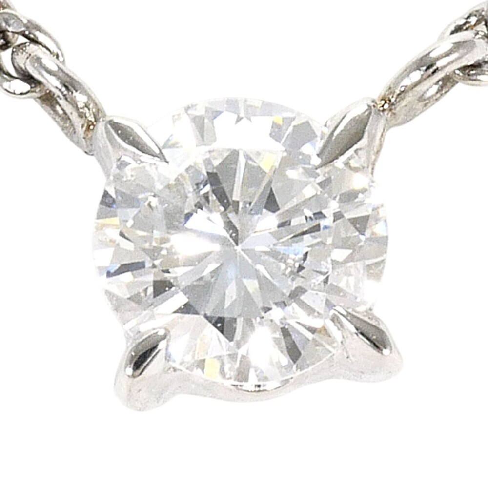 PT900 Platinum / PT850 Necklace with 0.25ct Diamond (SI2 clarity, certified),...